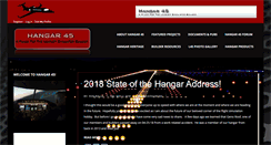 Desktop Screenshot of hangar45.net